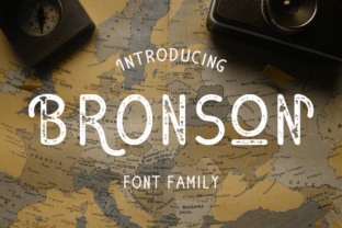 Bronson: The Rough Font Family That Brings Texture to Design