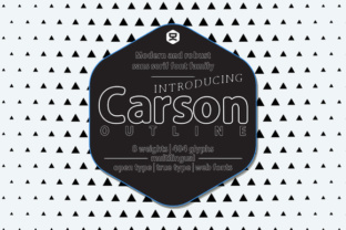 Carson Outline: A Versatile Display Font for Modern Design Projects