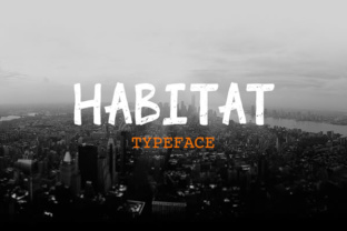 Habitat Font: A Modern Marker Font with Two Distinct Versions