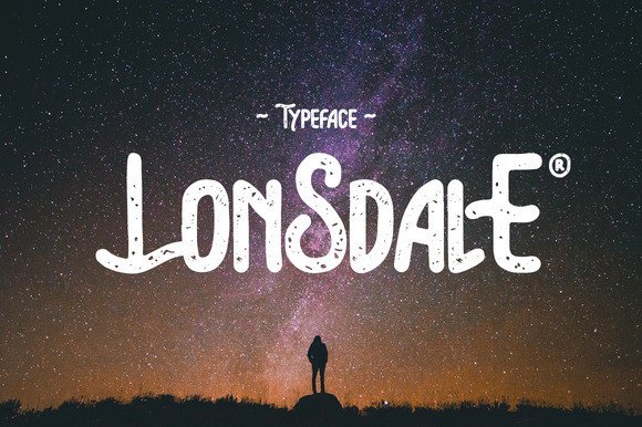Lonsdale Font: A Stamped Typeface with Rustic Charm