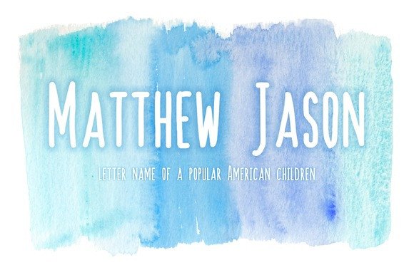 Matthew Jason: A Legible Script Font for Warm and Inviting Projects