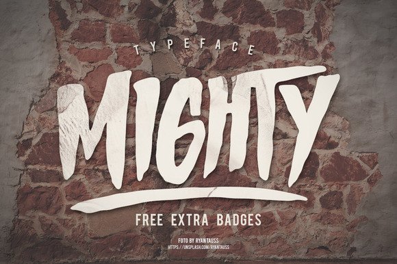 Mighty: A Display Font Built for Impact and Authenticity