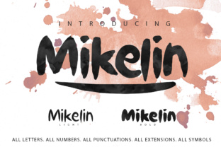 Mikelin: A Versatile Brush Type Family for Purposeful Design