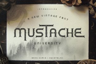 Mustache University: A Vintage Font for Intentional Branding and Strategic Communication
