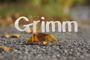 The Grimm: A Bold Brush Font for Impactful Design