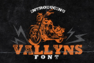 Vallyns: A Rough Typeface with a Grunge Stamped Soul