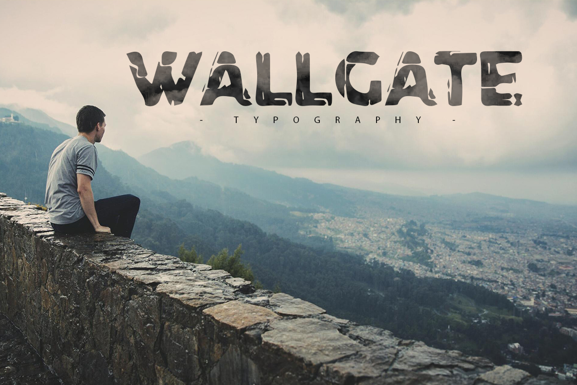 Wallgate: A Playful Font with a Brick-Stone Texture Worth Understanding Before You Use It